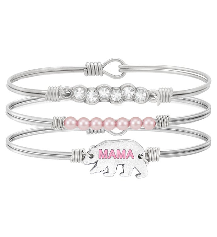 Mama Bear Stack In Pink